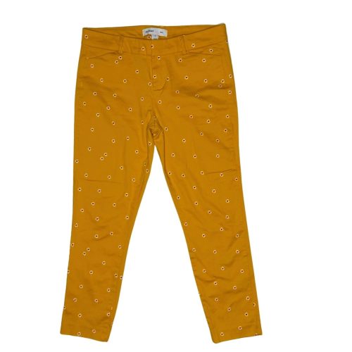 Mustard Yellow Daisy Print Pixie Pants