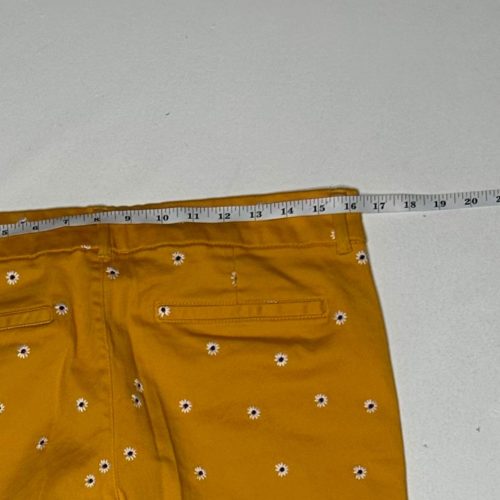 Yellow Daisy Print Shorts