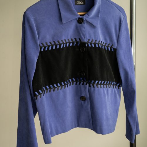 Spago Indigo Chevron Button-Down